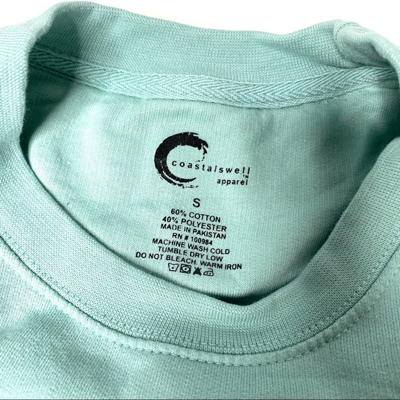 Pawleys island South Carolina mint sweatshirt/s - Picture 3 of 6